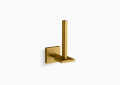Kohler K-23289-2MB Square Vertical Toilet Paper Holder - Vibrant Brushed Moderne Brass
