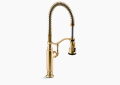 Kohler K-77515-2MB Tournant(TM) Single-Handle Semi-Professional Kitchen Sink Faucet - Vibrant Brushed Moderne Brass