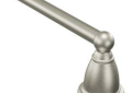 Moen® YB2224BN Towel Bar, Brantford™, 24 in L Bar, 2.96 in OAD x 2.05 in OAH, Aluminum, Brushed Nickel, Import