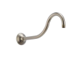 Brizo® RP54168BN Shower Arm and Flange, 16 in L x 4-1/2 in W Arm, 1/2 in NPT, Import