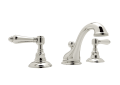 Rohl A1408LMPN-2 Viaggio C-Spout Widespread Bathroom Faucet - Polished Nickel