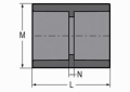2 Inch Schedule 80 PVC Coupling