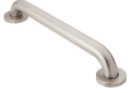Moen® R8932P Grab Bar, Home Care®, 32 in L x 1-1/2 in Dia, Peened, 304 Stainless Steel, Import