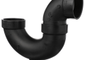 2 Inch ABS DWV Glue P Trap with Cleanout