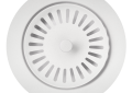 Blanco 240319 Color-Coordinated Basket Strainer, 4.6 in OAL, Metal, White, Import
