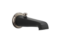 Brizo® RP78581NKBL Rook™ Pull-Up Diverter Tub Spout, 9-3/4 in L x 3-1/2 in H, For Use With Tub and Shower Faucet, Luxe Nickel/Matte Black, Domestic