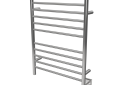 Amba® RWH-SP Radiant Straight Towel Warmer, Hardwired, 10 Bars, Polished Stainless Steel, 24-3/8 in W 33-1/2 in H