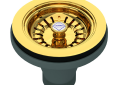 Rohl SW734ULB Basket Strainer - Unlacquered Brass