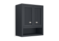 Kohler® 33541-ASB-1WX Hearthaven™ Wall Cabinet, 24 in OAW x 28 in OAH, MDF/Solid Wood, Slate Gray