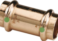 Viega 78057 ProPress 1 inch Press Copper Coupling with Stop and EPDM Sealing Elements