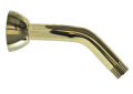 Speakman® S-2500-PB Shower Arm and Flange, 7 in L, Solid Brass Arm, 45 deg, 2.5 gpm, 1/2 in MNPT Inlet and Outlet, Import
