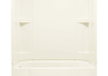 Sterling 71240110-96 60 inch x 30 inch x 72 inch Accord Series Smooth Tub and Shower with Left-Hand Drain - Biscuit