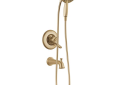 DELTA® T17494-CZ-I Monitor® 17 Tub and Shower Trim, 1.75 gpm Shower, Brilliance® Champagne Bronze