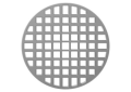 Newport Brass 243-401-03N 4" Round Shower Drain - Uncoated Polished Brass