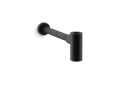 Kohler® 9033-BL Contemporary Style Bottle Trap, 1-1/4 in Inlet x 1-1/4 in Outlet, Solid Brass, Matte Black, Slip Fit Connection