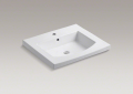 Kohler 2956-1-0 Curve Top and Basin Lavatory