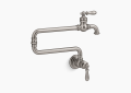 Kohler K-99270-VS Artifacts Wall-Mount Pot Filler - Vibrant Stainless