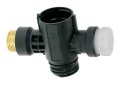 Uponor A2670001 EP Heating Manifold Single Section with Isolation Valve