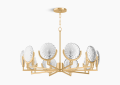 Kohler K-29380-CH10B-2GL Arendela(R) 29-1/2" Chandelier - Brushed Moderne Brass