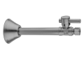 Jaclo® 631-2-SN 631-2 Supply Valve, 1/2 x 3/8 in Nominal, Compression End Style, Satin Nickel