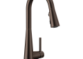 Moen® 7864ORB Sleek™ Kitchen Faucet, 1.5 gpm Flow Rate, Oil Rubbed Bronze, 1 Handle, Domestic