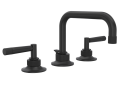 ROHL MB2009LMMB-2 Graceline U-Spout Widespread Bathroom Faucet - Matte Black