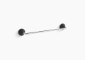 Kohler K-27425-BL Tone(TM) 18" Towel Bar - Matte Black