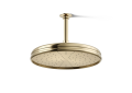 Kohler® 13694-AF Traditional Raincan Shower Head With Katalyst® Air-Induction Spray, 2.5 gpm, 1 Spray, Ceiling Mount, 12-7/16 in Dia x 3-3/4 in H Head