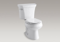 Kohler K-3977-0 Wellworth Two-Piece Round-Front Toilet