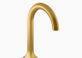Kohler K-27008-2MB Occasion(TM) Bathroom Sink Faucet Spout with Cane Design, 1.2 GPM - Vibrant Brushed Moderne Brass