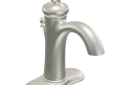Moen 6600BN Brantford Single Handle Centerset Bathroom Faucet - Brushed Nickel