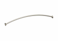 Moen® CSR2165BN Curved Shower Rod, 1 in Dia x 5 ft L Rod/Track, 304 Stainless Steel, Brushed Nickel, Import
