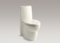 Kohler 3564-96 Elongated One-Piece Toilet, Dual Flushing Technology