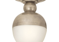 Visual Comfort TOB4006HAB-WG Thomas O'Brien Clark 1 Light 7.50 inch Flush Mount