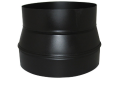 Southwark BP5865 6" x 5" 24 Gauge Three Piece Black Smoke Pipe Increaser / Reducer