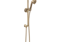 Brizo® 88735-GL Litze™ Hand Shower, 3-1/5 in Dia 3 Shower Head, 2 gpm Flow Rate, 60 to 82 in L Hose, 1/2-14 NPSM Connection, Luxe Gold, Import