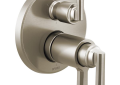 Brizo® T75698-NK Valve Trim With Integrated 6-Function Diverter, Luxe Nickel