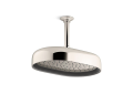 Kohler® 26293-G-SN 26293-G Statement® Single-Function Rain Showerhead, 1.75 gpm Flow Rate, Ceiling Mount
