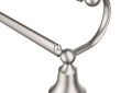 Moen® YB5222BN Double Towel Bar, Wynford™, 24 in L Bar, 3.72 in OAD x 2.26 in OAH, Stainless Steel, Brushed Nickel, Import