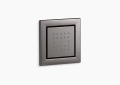 Kohler K-8003-TT WaterTile(R) Square 22-Nozzle Body Spray with Stimulating Spray - Vibrant Titanium