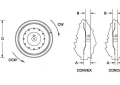 Ruud 703012 Furnace / Air Handler Blower Wheel