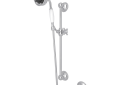 ROHL 1310APC Handshower Set With 22" Slide Bar & 3-Function Handshower - Polished Chrome