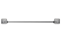 Brizo® 692430-PC Virage® Towel Bar, 24 in L Bar, 3-21/64 in OAD x 2-1/2 in OAH, Brass, Polished Chrome, Import