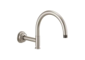 Brizo® RP100326NK Invari™ Arc Shower Arm and Flange, 12-1/8 in L, Solid Brass Arm, 1/2 in NPT, Import