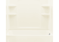 Sterling 71220120-96 60 inch x 32 inch x 74 inch Ensemble Series Curve Tub and Shower with Right-Hand Drain - Biscuit