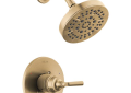DELTA® T14235-CZ 1-Function Shower Trim, 1.75 gpm Valve, 1.75 gpm Shower, Champagne Bronze
