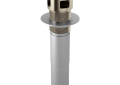 Brizo® RP81628PN Pushbutton Activated Pop-Up Drain Assembly, Polished Nickel, Brass Drain