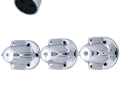 Central Brass 0868-Z Three-Valve Bath and Shower Set