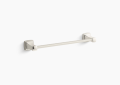 Kohler K27409 SN Riff(R) 18" Towel Bar - Vibrant Polished Nickel