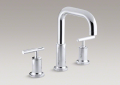 Kohler T14428-4-CP Bath- or Deck-Mount High-Flow Bath Faucet Trim, Lever Handles